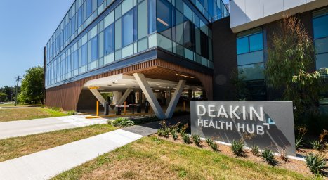 Deakin Health Hub with Car Park Entrance