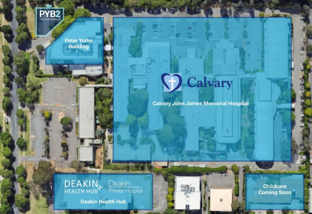 PYB2 Precinct Plan Calvary John James Hospital